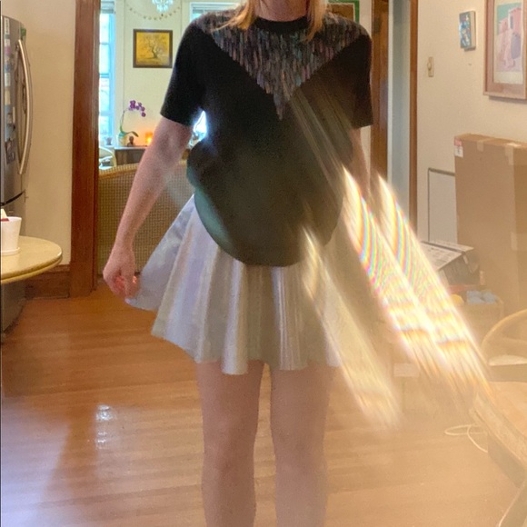 Holographic skater skirt bell skirt circle - Picture 6 of 9